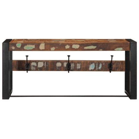 Porte-manteau，Porte-vêtement smulticolore 80x35x35 cm bois massif récupération CFW20188