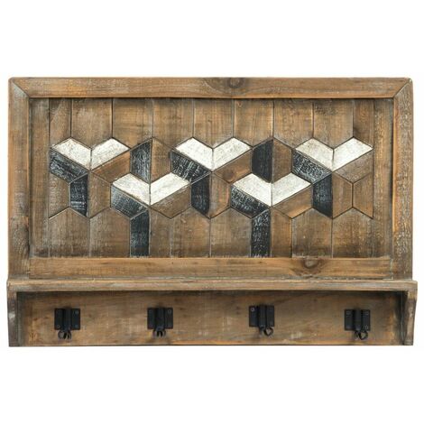 Porte manteaux 4 supports 60 cm