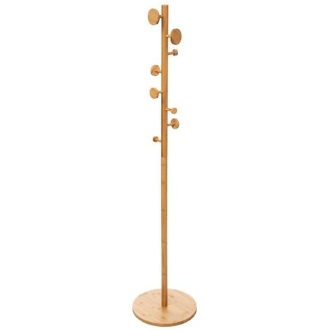 Porte-manteaux bambou 8 têtes