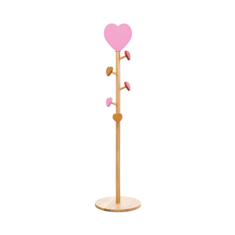Porte-Manteaux Enfant Cœur 'Solea' 135cm Naturel