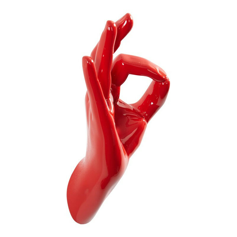 Thelermont Hupton - Porte manteaux main ok Rouge - Rouge