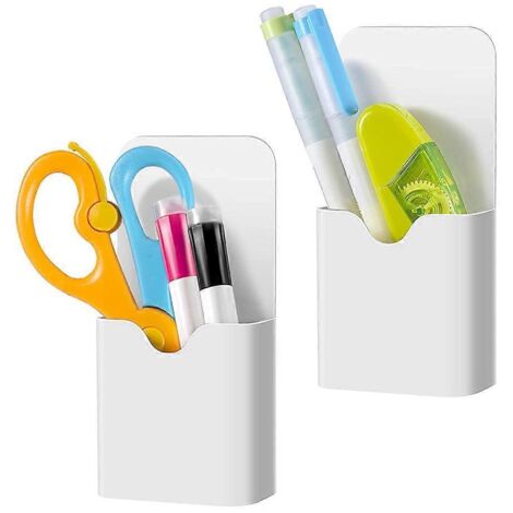Porte-marqueur magnétique, porte-stylo pour tableau blanc ou réfrigérateur ---