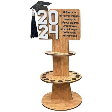 Porte-monnaie cadeau de remise de diplôme 2024 pour gâteau-A--