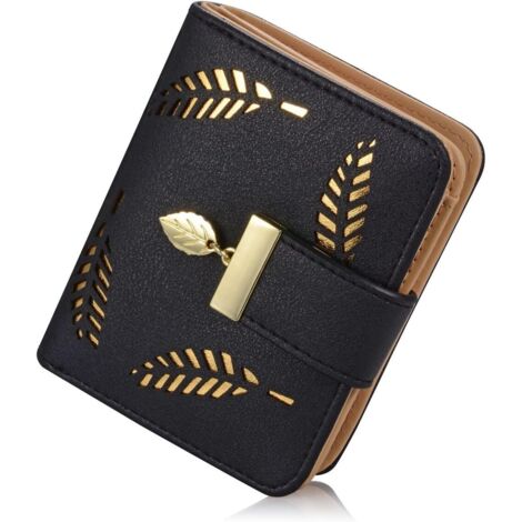 Porte Monnaie Femme, Porte-Monnaie en Cuir Bifold Wallet en Cuir en Cuir Porte-Cartes en Cuir Porte-Monnaie en Cuir,