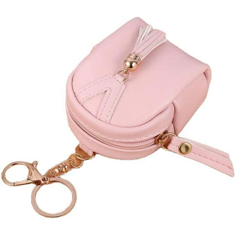 Porte-Monnaie, Mini Porte-clés de Sac à Main de personnalité PU, pièce de Monnaie de Sac d'embrayage Femelle, Sac à glissière clé de Sac de Carte de