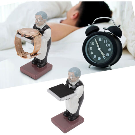 Porte-Montres Résiné Modèle Figurine Mignon L - Support Multifonction Moderne pour Bijoux Bracelets Colliers en Résine Résistant 250g