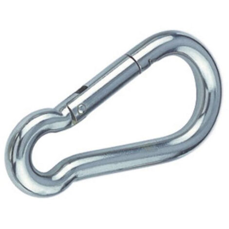 Porte mousqueton ''pompier'' diamètre 8mm en acier zingué - CHAPUIS - 120/80Z