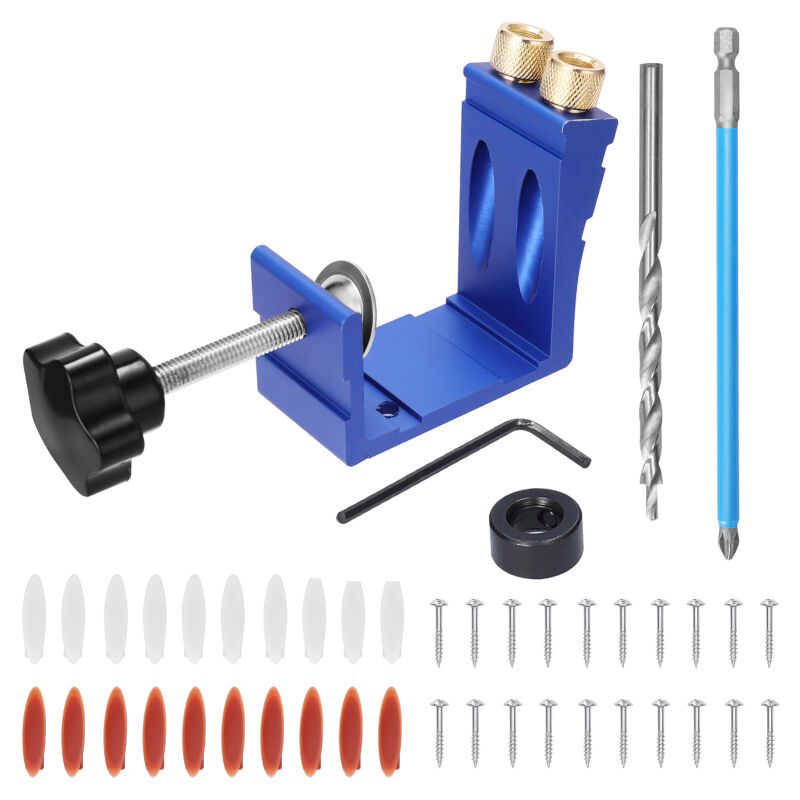 Localisateur de trous obliques pour le travail du bois, positionneur de perçage à 15 °, ouvre-trou incliné, localisateur de perçage, fabrication