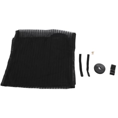 Porte Moustiquaire Magnétique 120x210cm en Polyester Respirant, Fermeture Velcro pour Portes d'Entrée