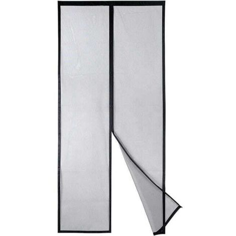Porte moustiquaire magnétique robuste (100 x 210 cm), fermeture automatique de haut en bas, pour une aération optimale et une protection efficace contre les insectes.