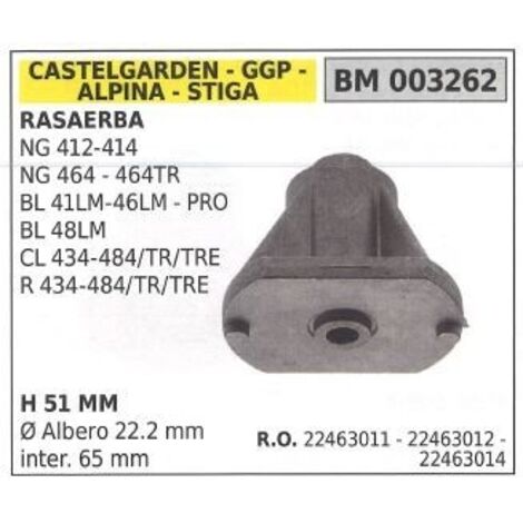 Porte moyeu de lame pour tondeuse à gazon compatible STIGA NG 412 - NG 414