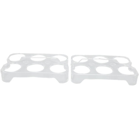 Porte-œufs 12 Alvéoles Transparent Plastique Solide - Boîte de Rangement pour Réfrigérateur