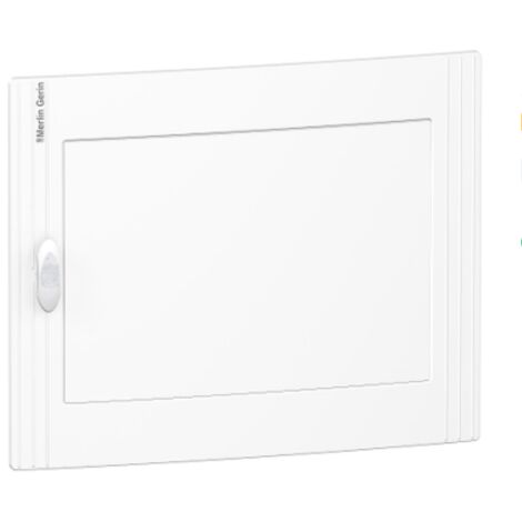 Porte opaque blanche 550x300x20mm pour coffret 1x24M saillie (PRA10265W) ou encastré (PRA22124W) IP40 PRAGMA