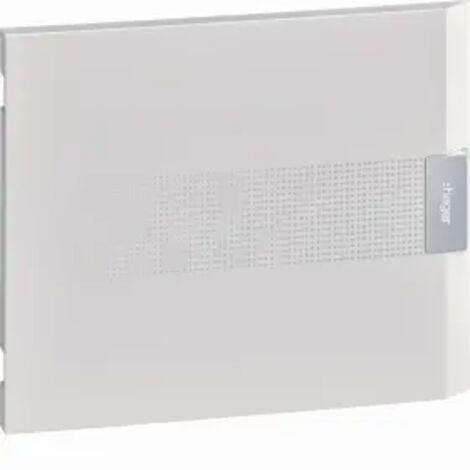 Porte opaque pour coffret vega largeur 18 modules hauteur 1 rangée HAGER VZ118P