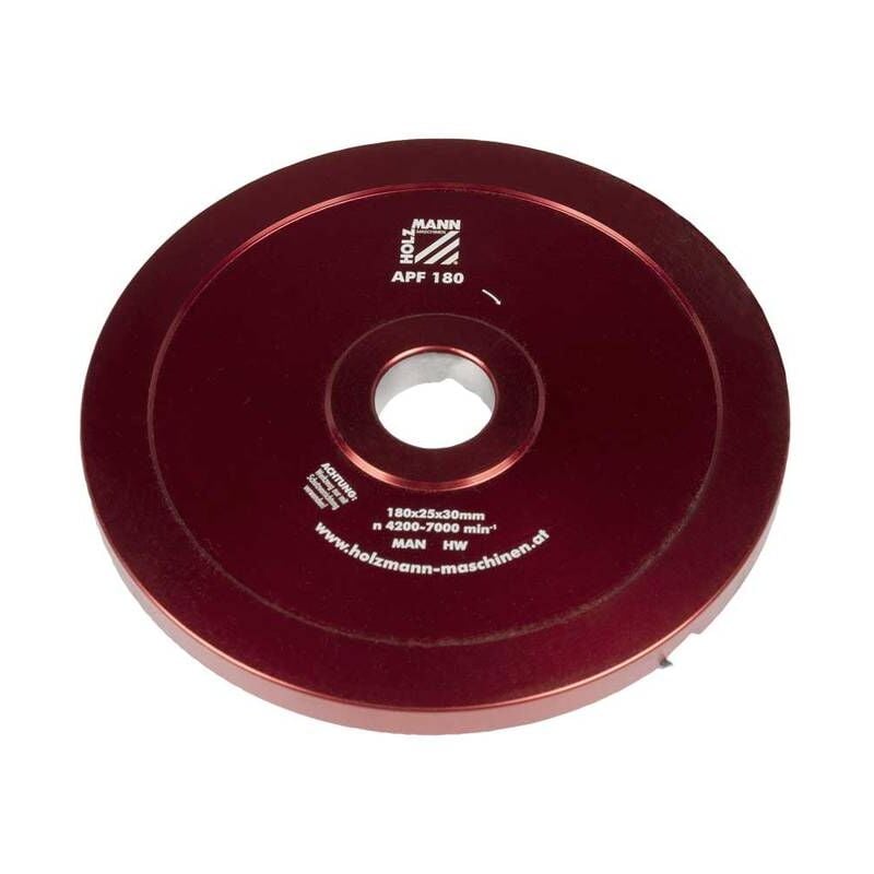 Holzmann - Porte-outil plate bande d. 180 x 25 x Al. 30 mm Z2 APF180 livré avec profil F0