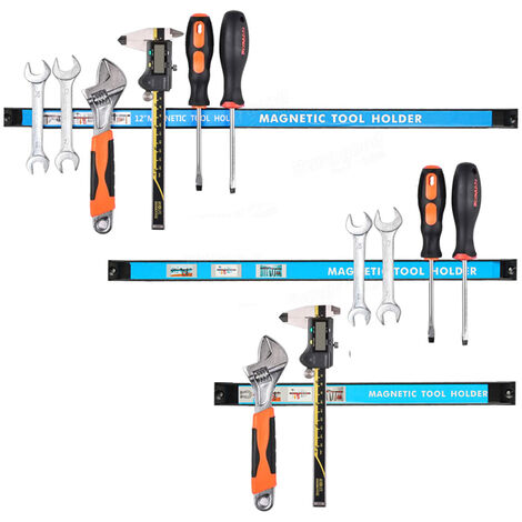 Porte-outils à barre magnétique, 3 pièces, pour outils de travail, couteaux  20/30/45cm