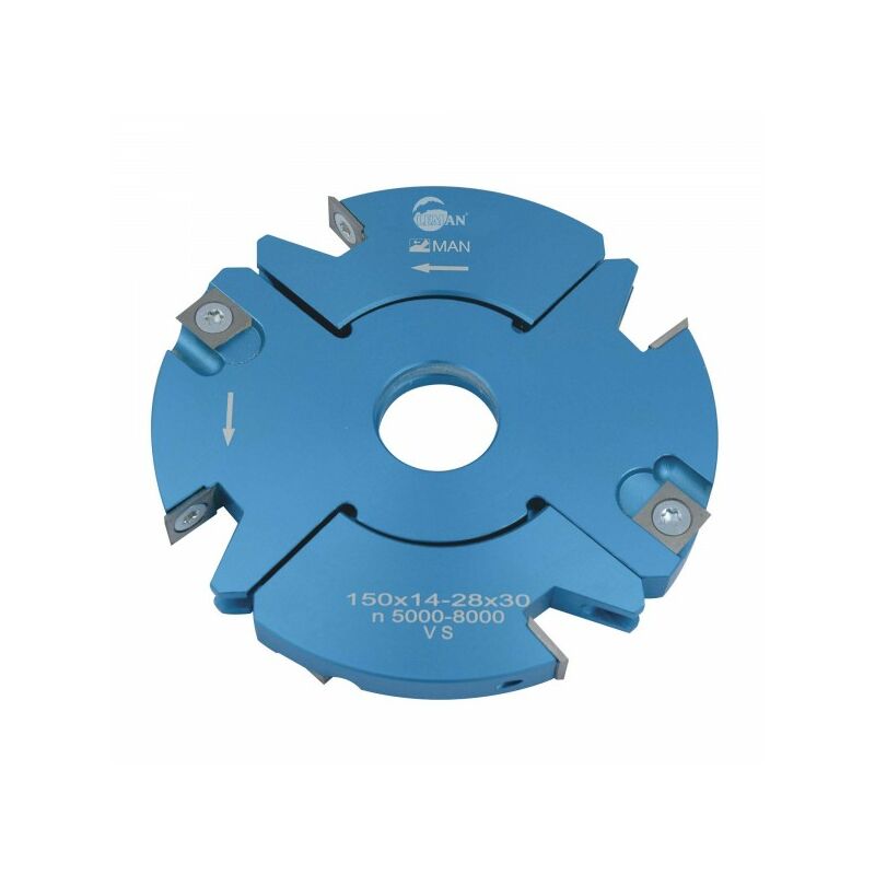 Leman - Porte outils à tenonner 150mm extensible 20/39mm - Toupie 30mm