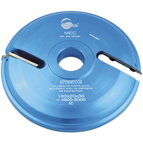 porte outils plate bande INF toupie 30 mm livré avec 1 jeu de plaquettes carbure