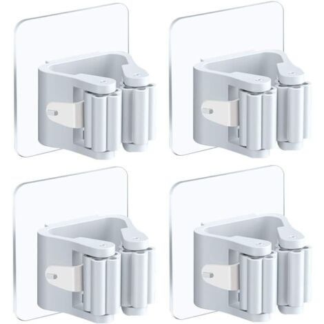 Porte-outils, porte-outils de jardin, porte-balais en acier inoxydable, porte-balais auto-adhésifs, porte-balais antirouille, porte-balais muraux sans perçage