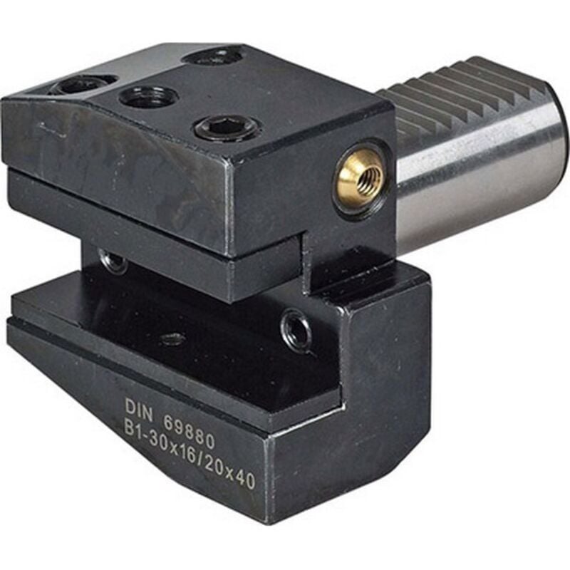 Porte-outils VDI radial B1 à droite, VDI : 50, h1 32/25 mm, b1 100 mm, b2 : 50,0 mm, b3 : 16,0 mm, h5 : 35,0 mm, h6 : 60 mm, l1 : 30 mm, l2 : 55 mm