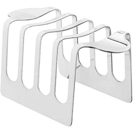 Porte-pain, support à toasts, durable, facile à nettoyer, en acier inoxydable pour la cuisson.