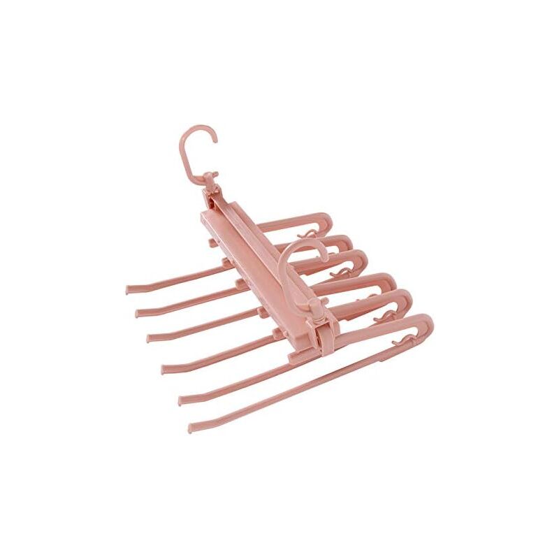 Feiyue - Porte-pantalons pliable, rangement multicouche, 33 x 25,5 cm