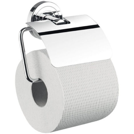 Porte-papier Emco POLO avec couvercle chromé