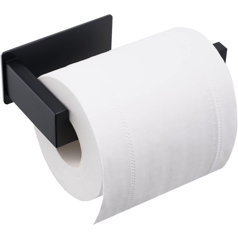 Porte-papier hygiénique auto-adhésif sans perçage, pour salle de bain et cuisine