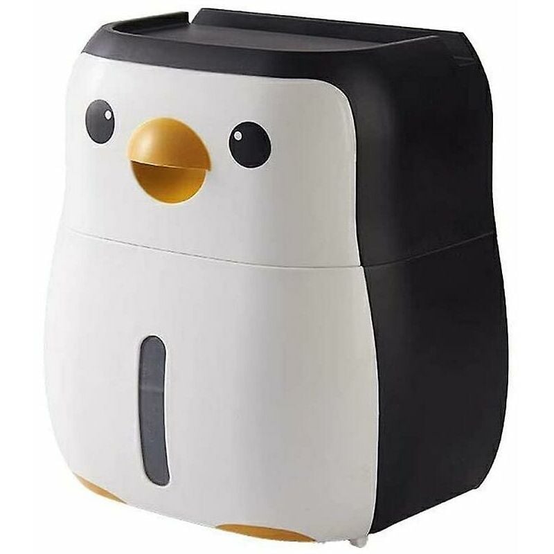 Porte-papier hygiénique support mural pingouin porte-papier hygiénique boîte de rangement de papier toilette étanche