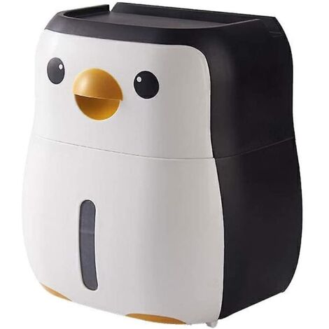 Porte-papier hygiénique support mural pingouin porte-papier hygiénique boîte de rangement de papier toilette étanche