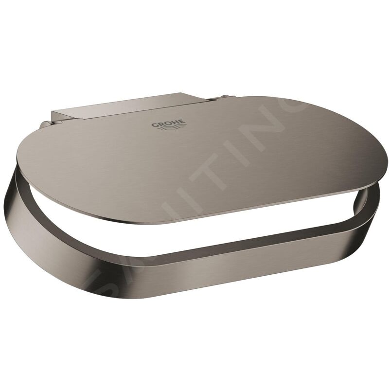 Grohe Selection - Porte-rouleaux WC, Hard Graphite brossé 41069AL0