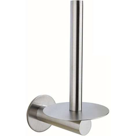 Porte Papier Toilette Adhesif, Support Papier Toilette Mural, Porte Papier WC, 304 Acier Inoxydable, 3m Auto-AdhéSif, pour Cuisines, Salle De Bain, Rangement