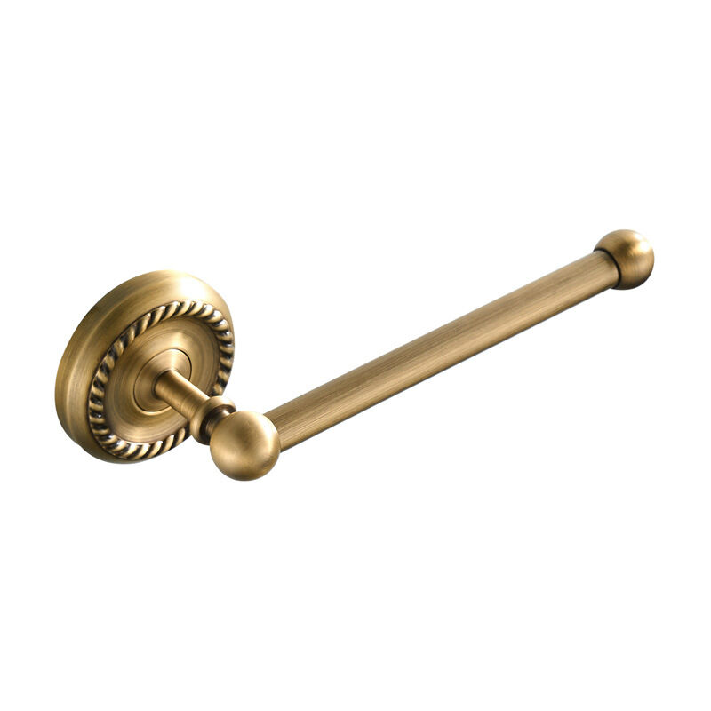 Porte-papier Toilette Antique Barre-Papier Cuisine Laiton Salle de Bain et Cuisine Porte Rouleau Toilette Mural, Bronze Brossé c
