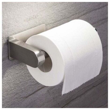 Porte Papier Toilette Auto-adhésif de sans Forage Support de Papier Mural Titulaire de Papier,Porte Rouleau Papier WC en Acier Inox Derouleur Papier WC