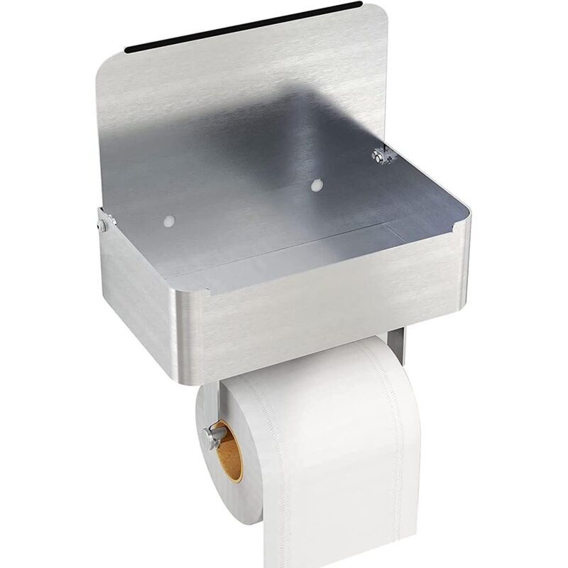 Porte-papier toilette avec distributeur de lingettes jetables pour salle de bain avec support de rangement pour lingettes pour garder vos lingettes