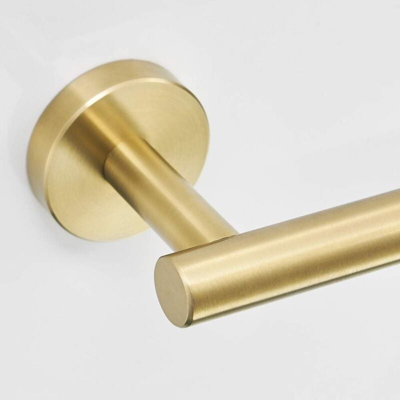 Porte-papier toilette doré encastré mural atelier porte-papier toilette inox brossé