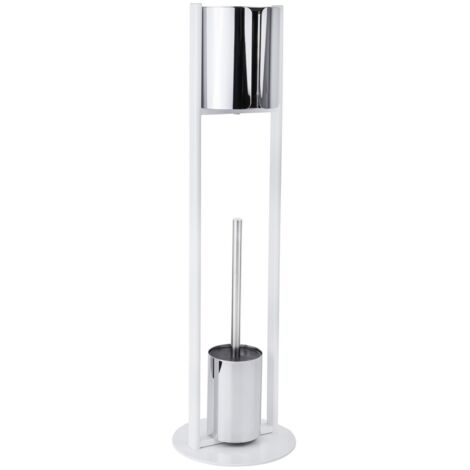 Porte-papier toilette et porte-brosse Q-BATH PREMIUM DECOR 1572, blanc