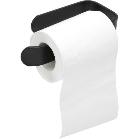 Porte-papier toilette mural en aluminium avec étagère de rangement pour salle de bain