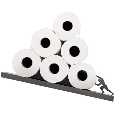 Porte-papier toilette mural flottant, organisateur moderne pour rouleaux de mouchoirs, cadeau de Saint-Valentin