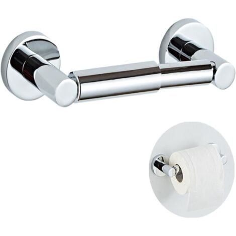 Porte-papier toilette mural réglable en acier inoxydable SUS304, pour salle de bain et buanderie, de 13,5 à 19 cm