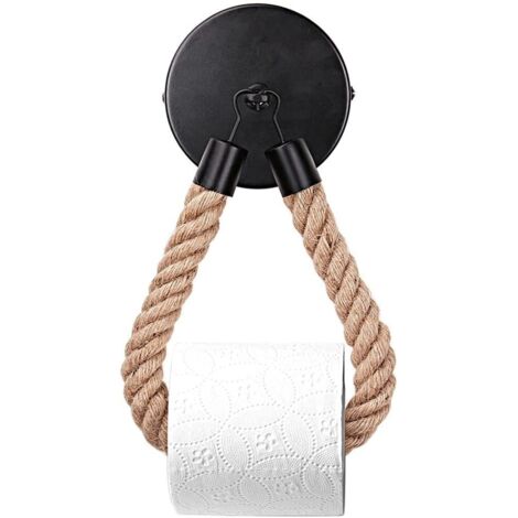 Porte Papier Toilette, Porte Rouleau de Papier Toilette avec Etagère de Téléphone, Acier INOX 304, sans Perçage Support Mural pour Salle de Bain (Lin)