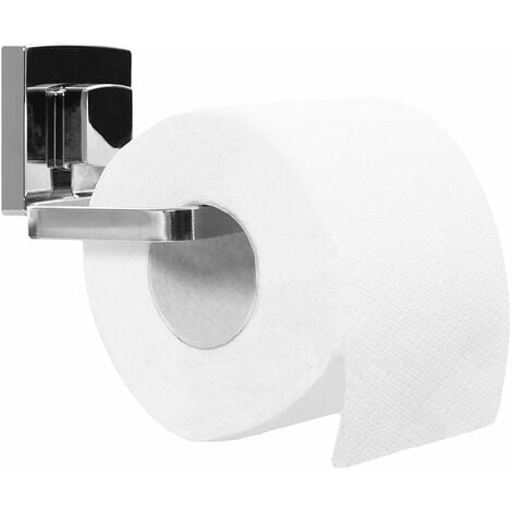 SCHYIDA Porte-Papier Toilette, Adhésif sans Perçage Porte-Rouleau avec  Etagère Bambou Distributeur Papier WC Support Mural pour Salle de Bain :  : Bricolage