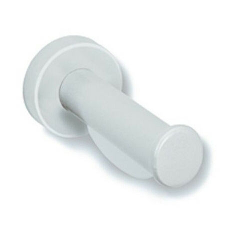 Porte papier toilette SERIE 801 cylindrique avec rosace gris anthracite