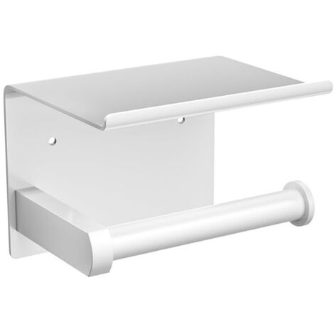 Porte Papier Toilette, Support Papier Toilette (Blanc)dérouleur papier toilette