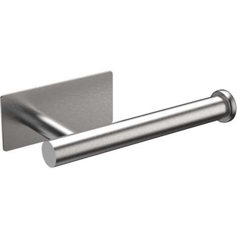 Porte Papier Toilette, Support Papier Toilette Mural, 304 Acier Inoxydable Porte Rouleau Toilette, sans perçage Porte-Papier hygiénique Autocollant 3M, Gris Taille Unique