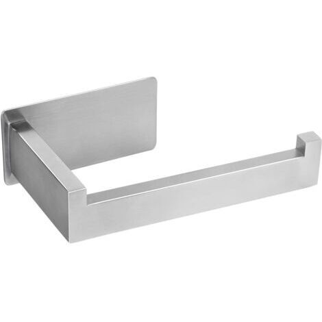 Porte Papier Toilette, Support Papier Toilette sans Percage Porte Essuie Tout Porte-Rouleau De Papier en Acier Inoxydable pour Salle De Bain, Cuisine