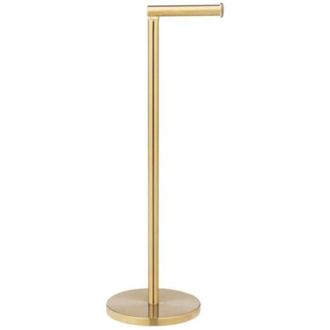 Porte papier toilette sur pied 2 en 1 avec stockage