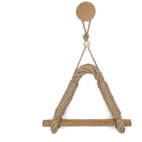 Porte-Papier Toilette Vintage en Corde de Chanvre pour Salle de Bain
