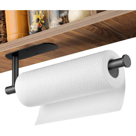 Support Papier Sans Perçage Porte Essuie-tout Acier Inox Sur Porte - Support Cuisine Salle De Bain Sans Perçage Porte Sopalin