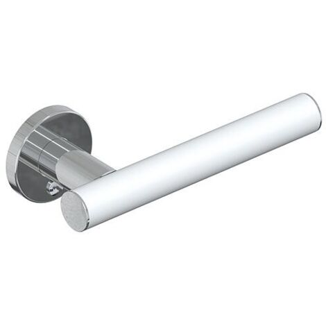 Porte-papier WC Elida Plus blanc mat chromé LxHxP:190x32x87mm